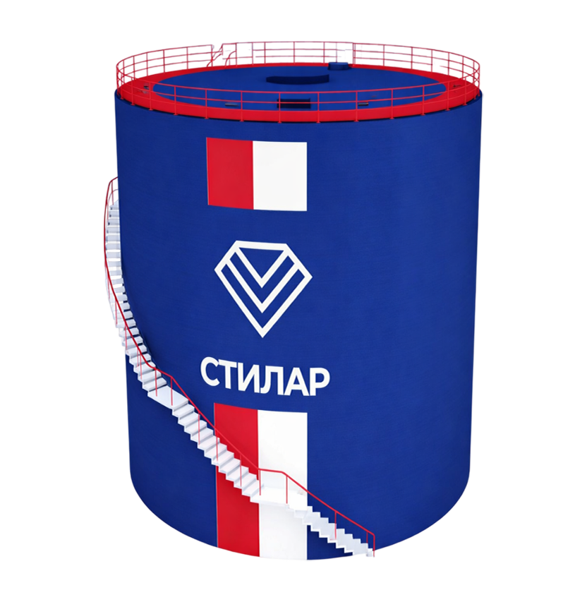 Цельносварной резервуар РВС для масла 40 м³ от завода-производителя