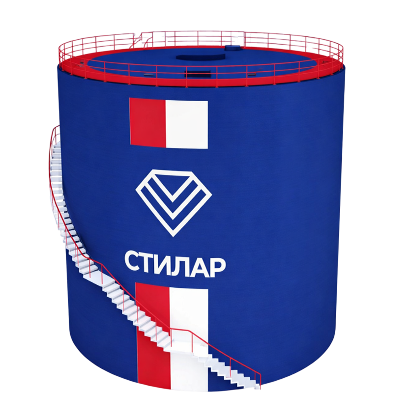 Цельносварной резервуар РВС для аварийного запаса воды 100 м³ от завода-производителя